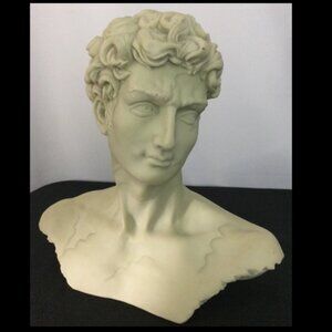 Statue Bust of Michael Angelo's "DAVID"